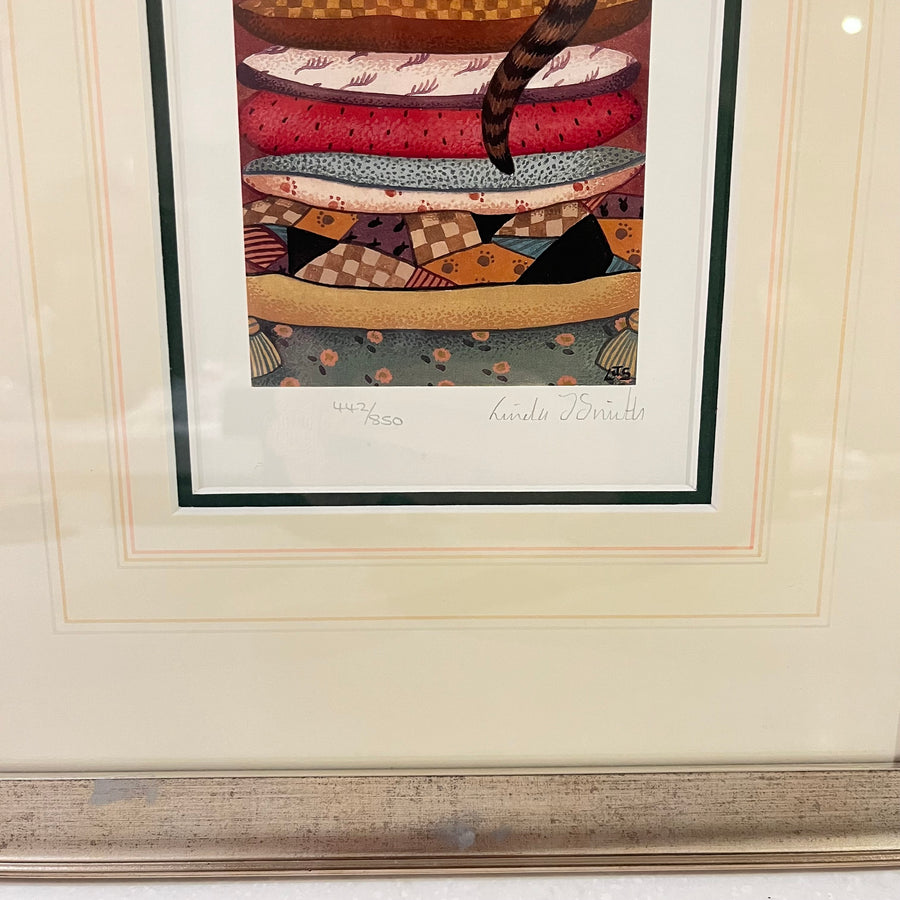 Balancing Act, Vintage Linda Jane Smith Framed Limited Edition Print