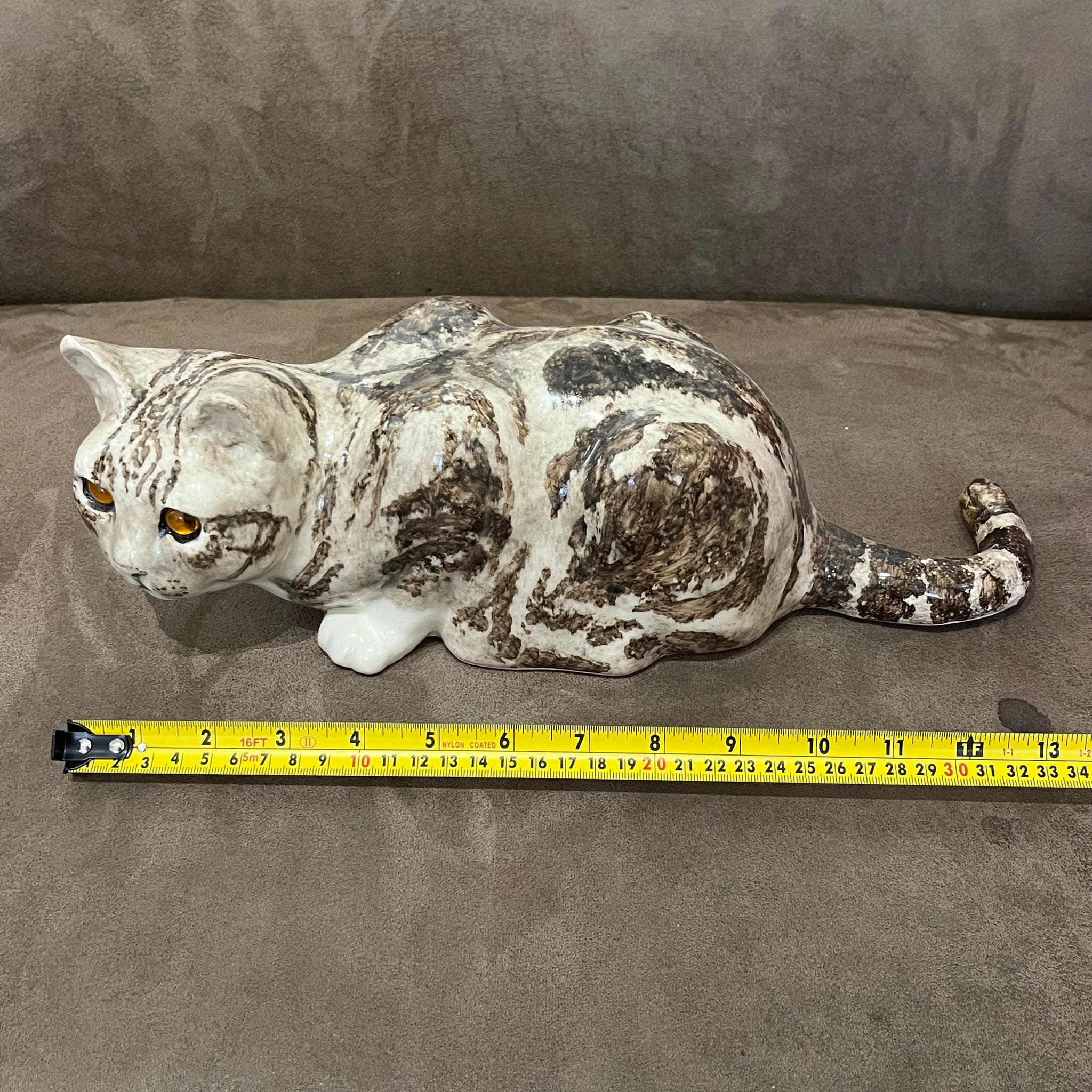 Winstanley Grey Tabby Crouching - Size 5