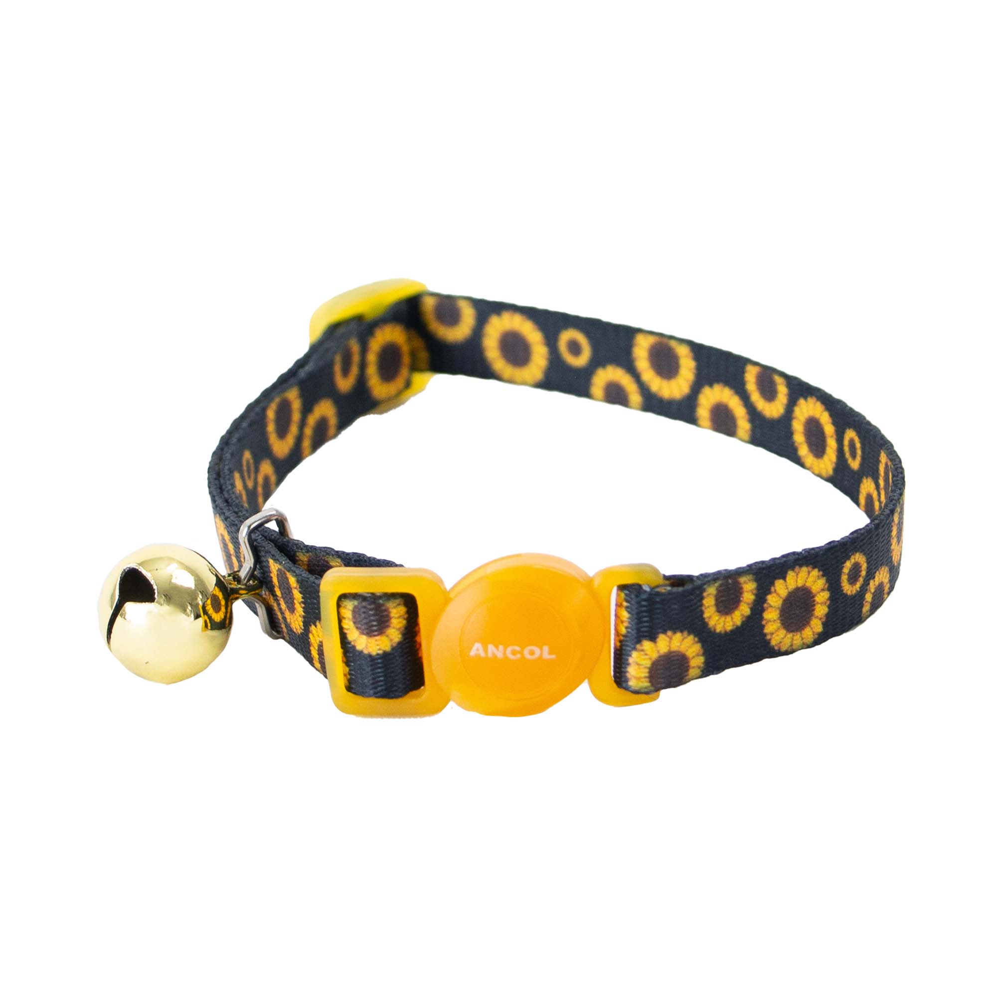 Sunflower Design Safety Cat Collar