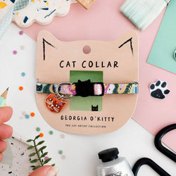 Georgia O'Kitty Artist Cat Collar