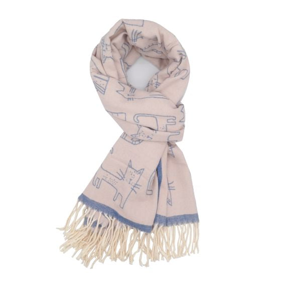 Cute Cat Tassel Scarf, The Cat Gallery