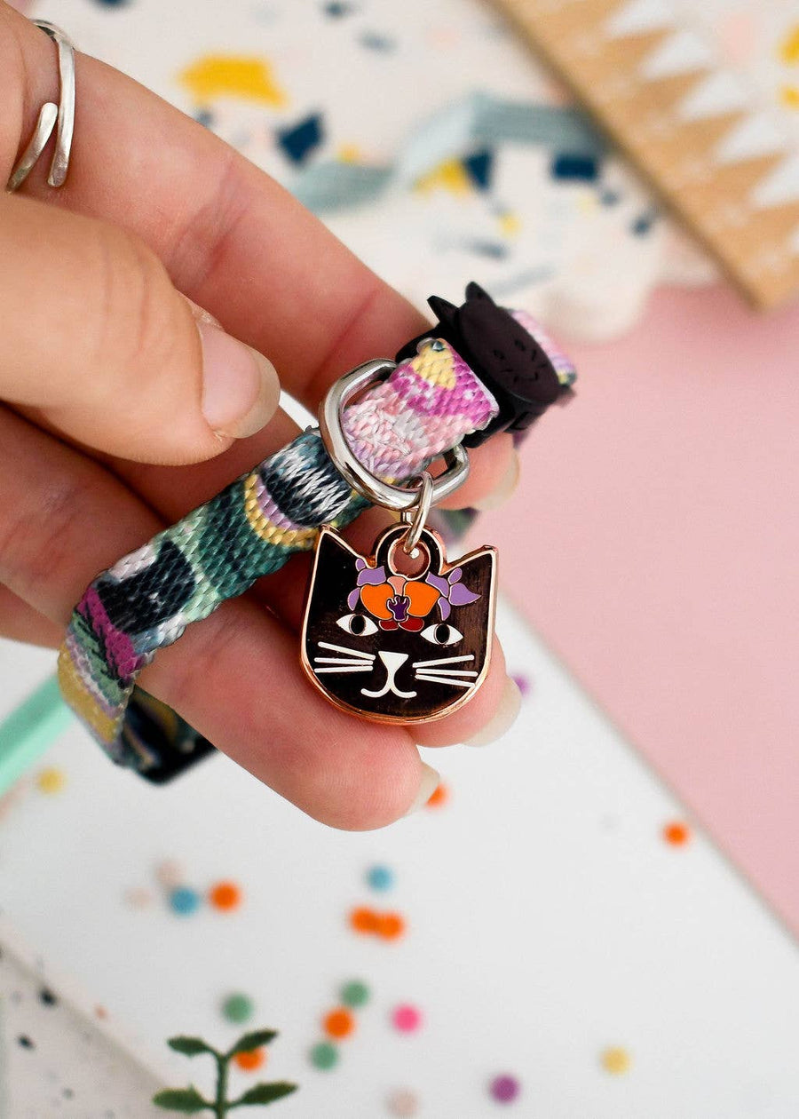 Georgia O'Kitty Artist Cat Collar