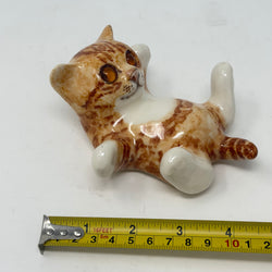Winstanley Ginger & White Playful on Back Cat - Size 1