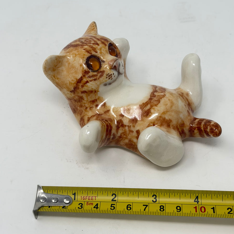 Winstanley Ginger & White Playful on Back Cat - Size 1