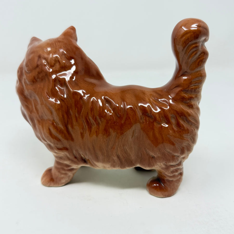 Vintage Beswick Ginger Cat Standing Model 1898