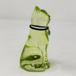 August Lucky Glass Cat