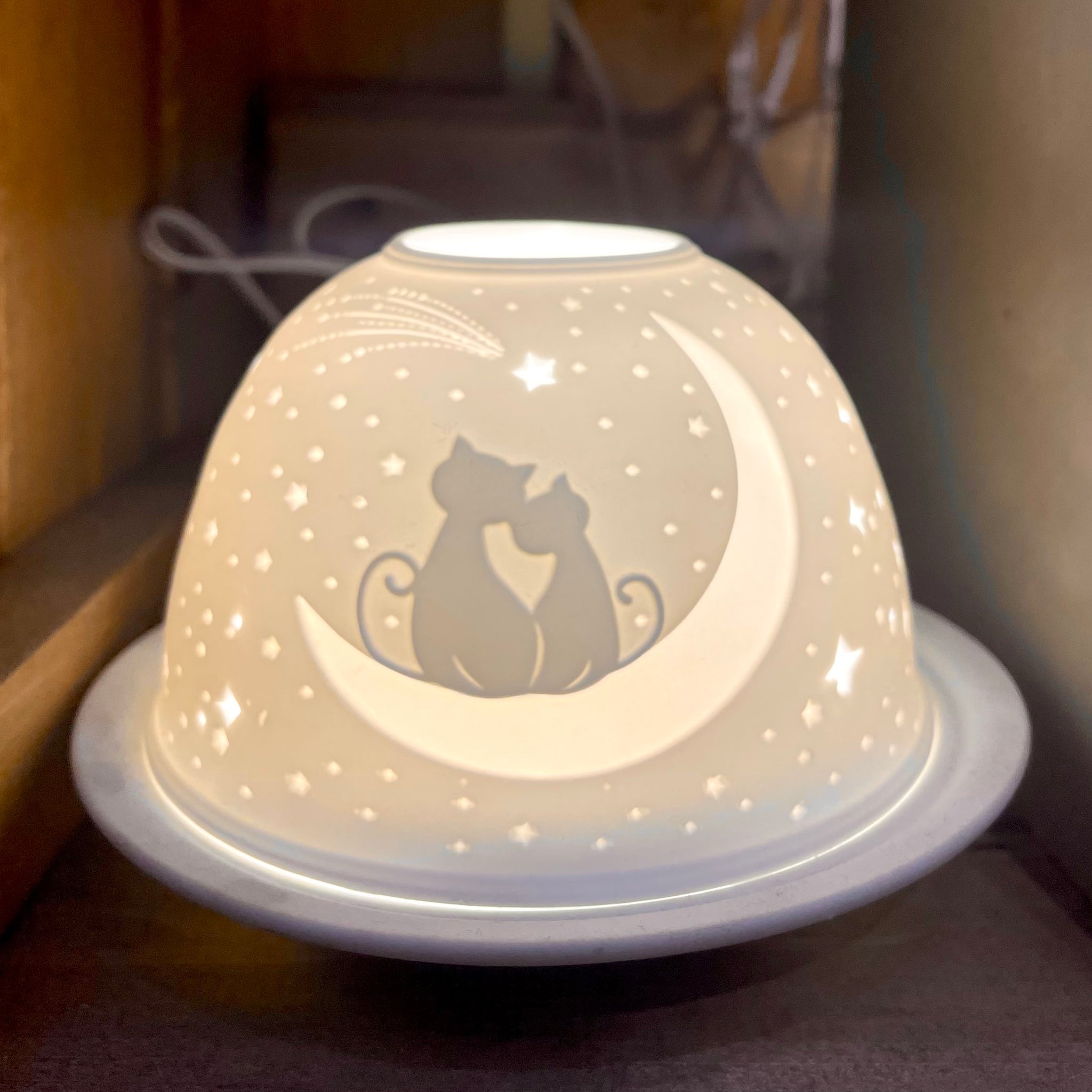 Cats on the Moon Glow Dome