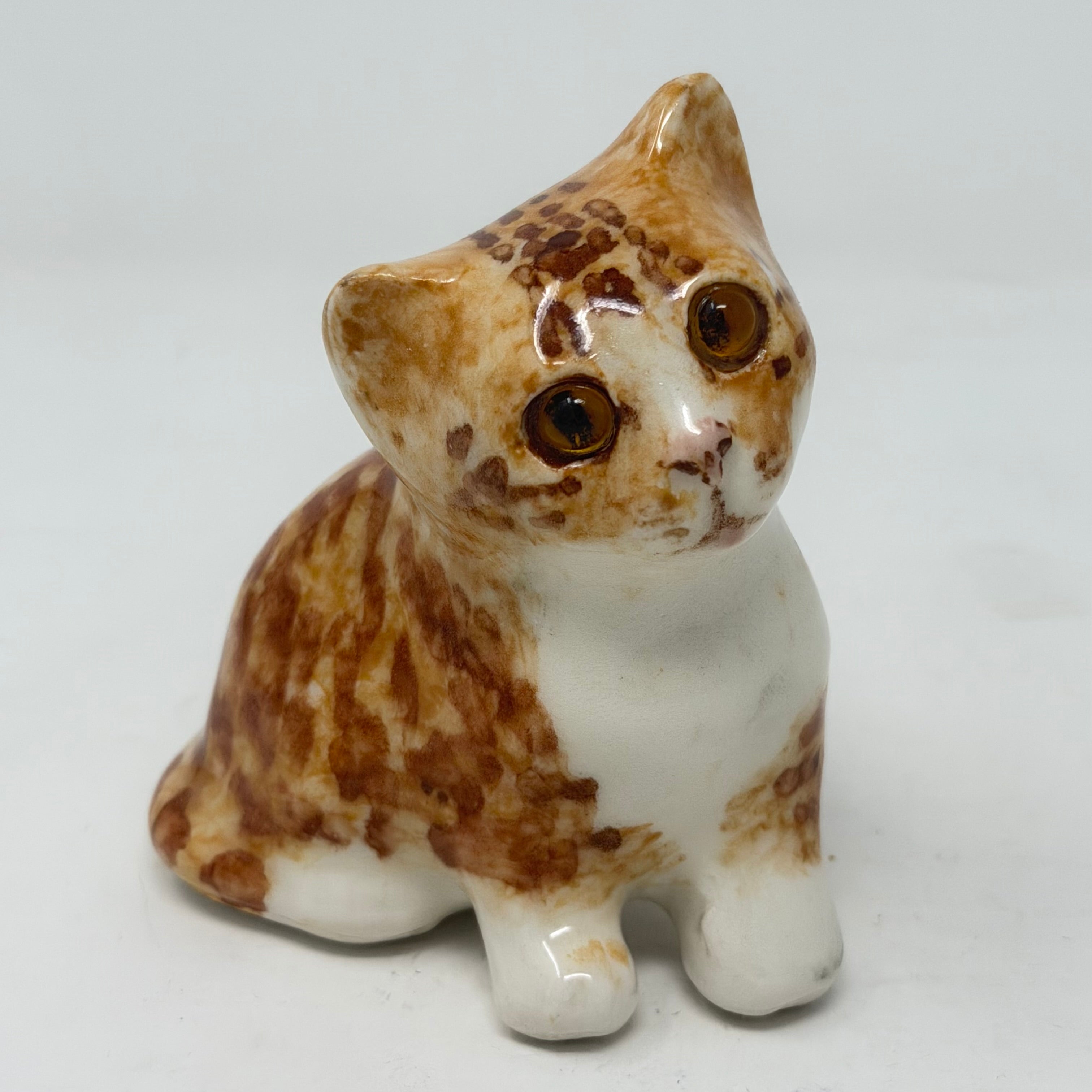 Winstanley Ginger & White Tongue Out Cat - Size 1