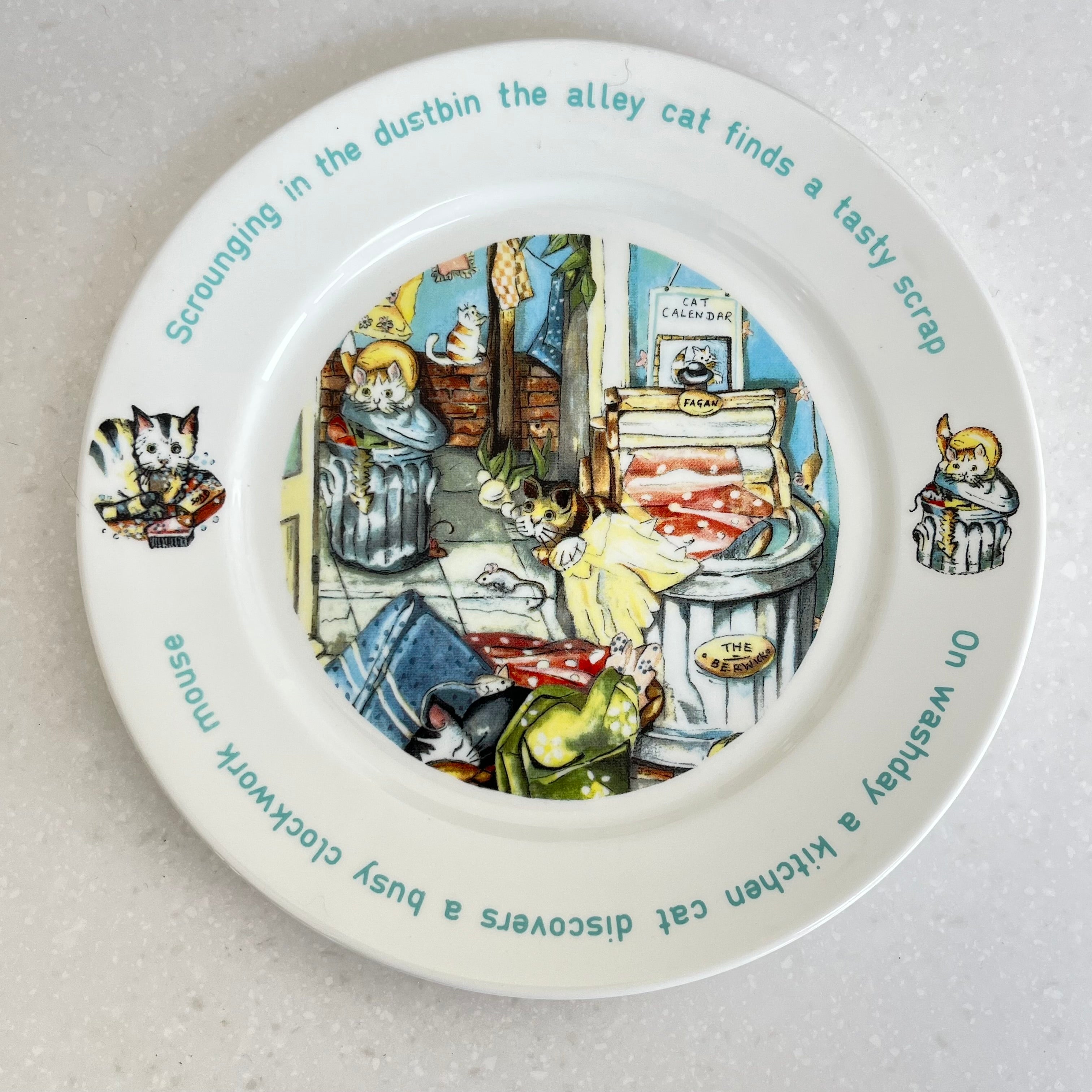 Vintage Peter Fagan Colourbox Ceramics Plate 21cm