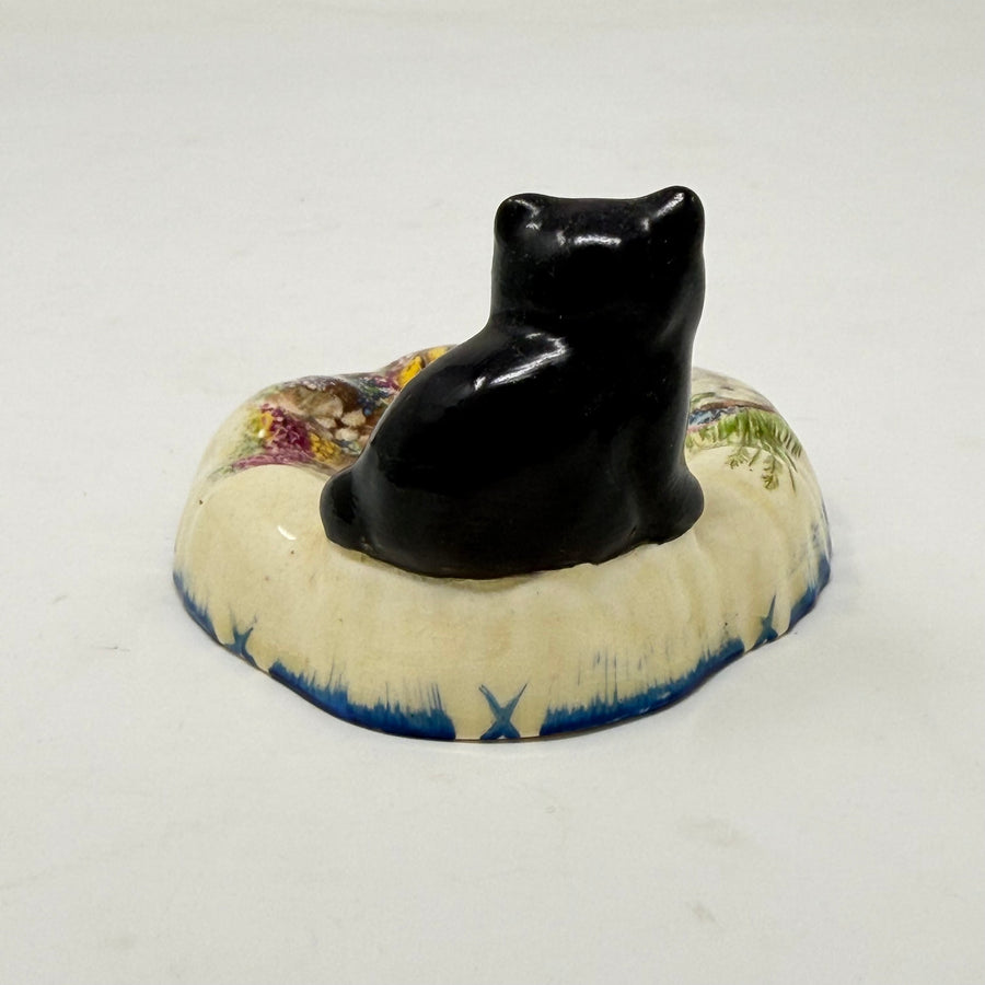 Vintage Cat & Pond Coronet Ware Ash Tray or Small Trinket Dish
