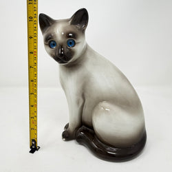 Vintage Elpa Alcobaca Sia Siamese Ceramic Cat