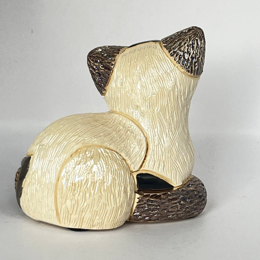 Vintage De Rosa Siamese Cat Laying Down F322B