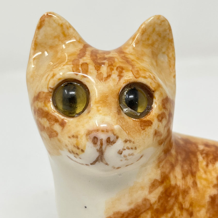 Winstanley Ginger and White Cat Sitting - Size 1