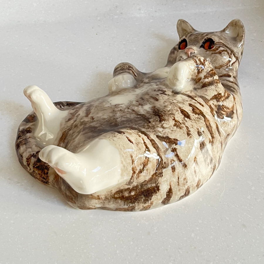 Winstanley Tabby Cat On Back - Size 5