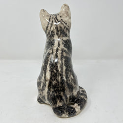 Winstanley Grey Tabby Cat Sitting Up - Size 3