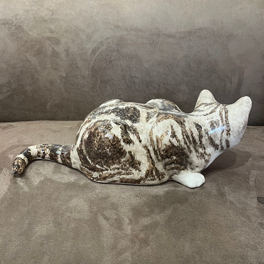 Winstanley Grey Tabby Crouching - Size 5