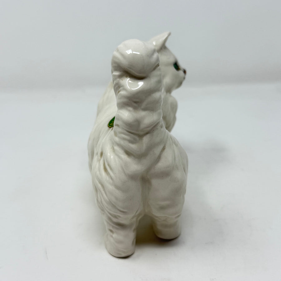 Vintage Beswick White Long Haired Cat Model 1898