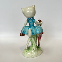 Vintage Goebel Cat with Umbrella KT 250 by Albert Staehle