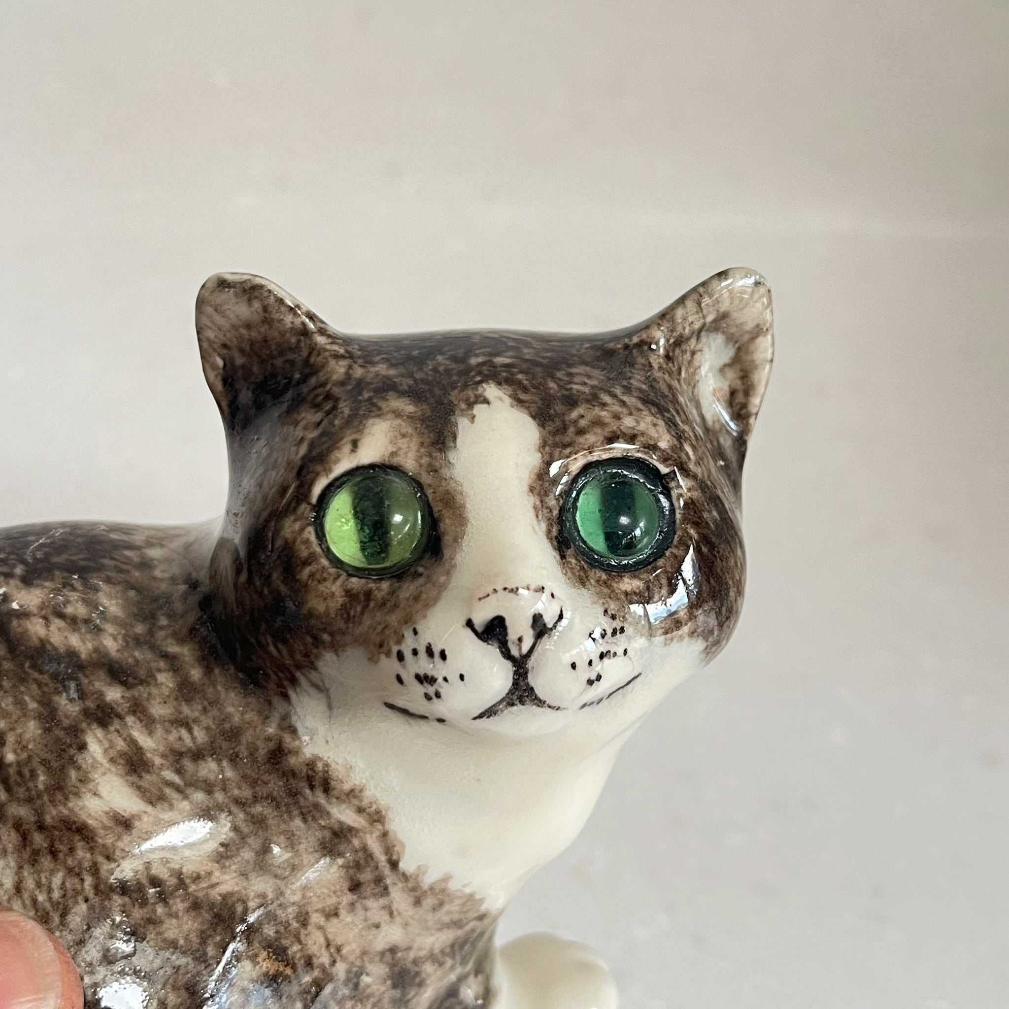 Winstanley Grey Cat with Green Eyes - Size 2