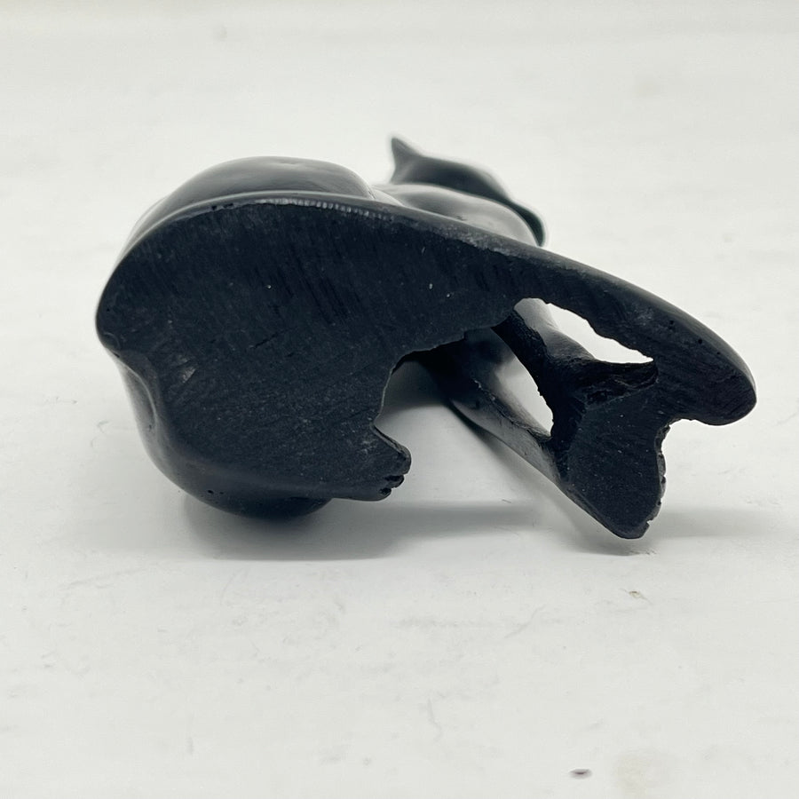 Ancient Egyptian Bastet Cat Goddess Statue Figurine - Black Resin