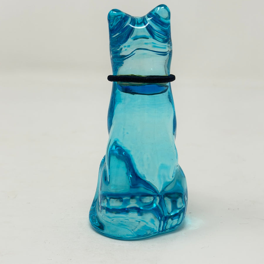 December Lucky Glass Cat