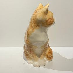 Long Haired Ginger & White Winstanley Cat - Size 4