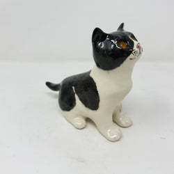 Winstanley Black and White Cat Standing Size 2