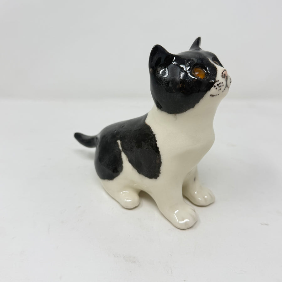 Winstanley Black and White Cat Standing Size 2