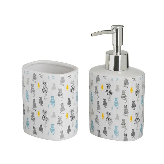 Cats Soap Dispenser and Pot
