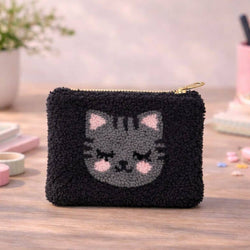 Handmade Cat Teddy Pouch