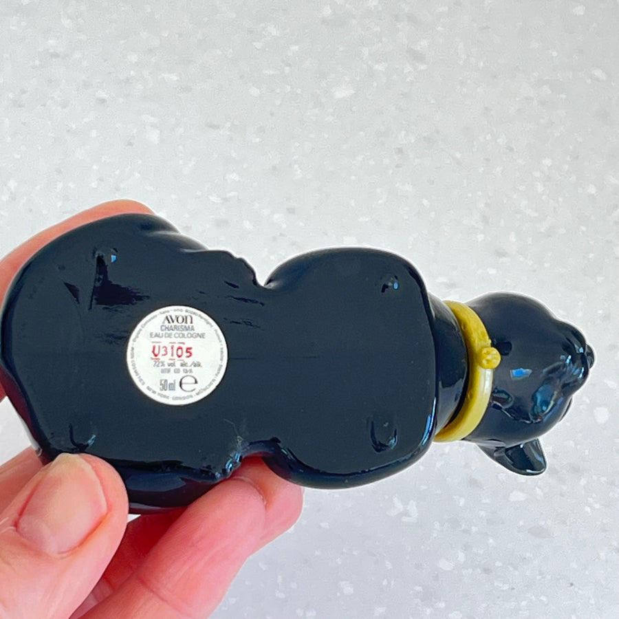 Vintage Avon Black Cat Perfume Bottle (Part Full of Charisma)