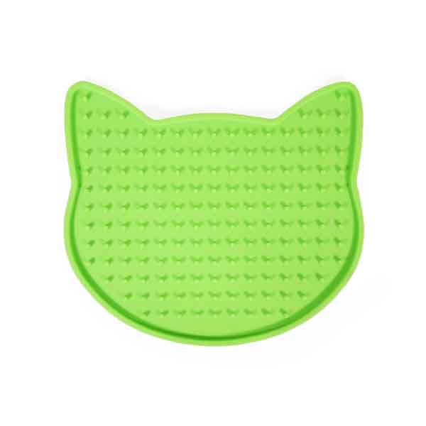 Cat Head Shape Lickable Feeding Mat
