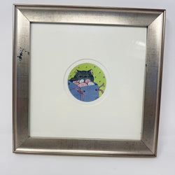 Linda Jane Smith Framed Original Artwork "Eggs"