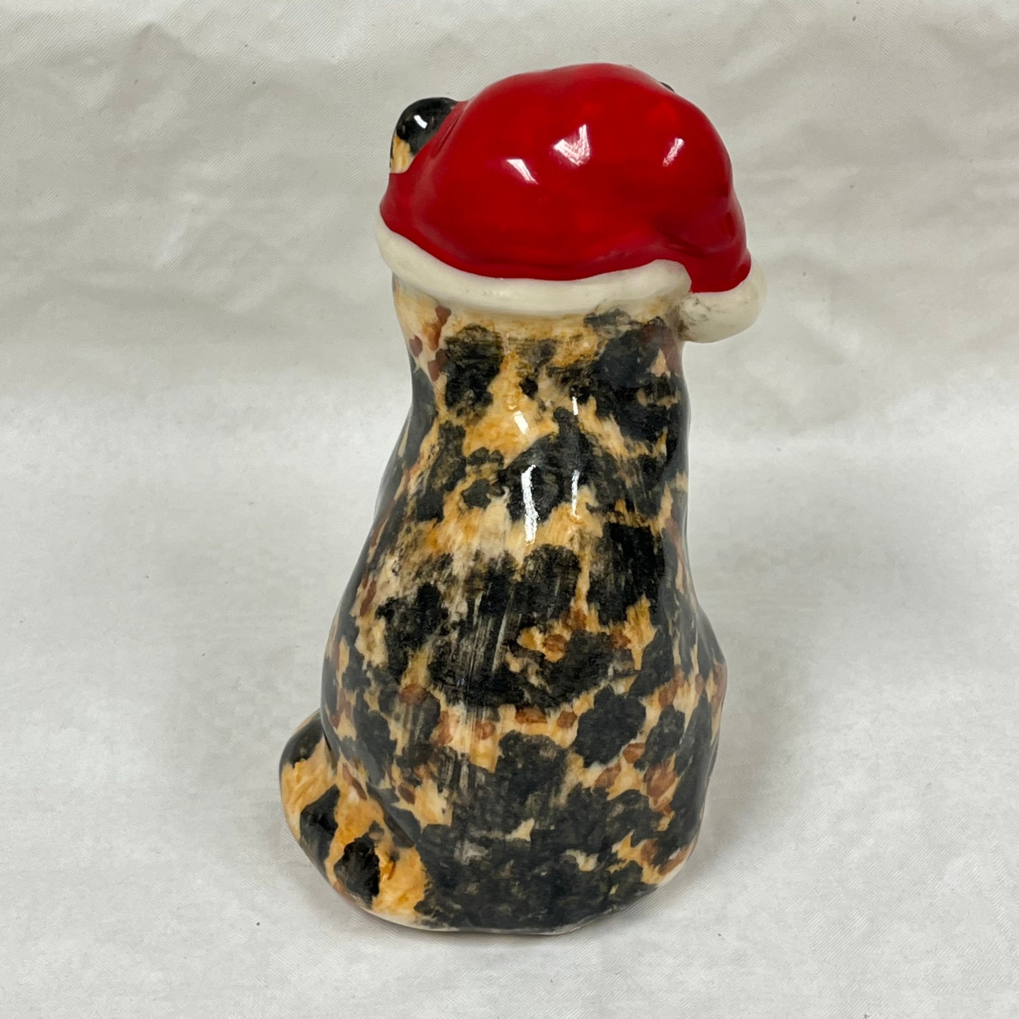 Winstanley Tortie & White Red Santa Hat Cat - Size 2