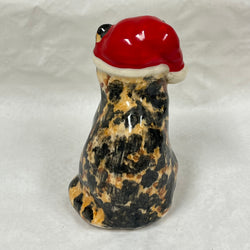 Winstanley Tortie & White Red Santa Hat Cat - Size 2