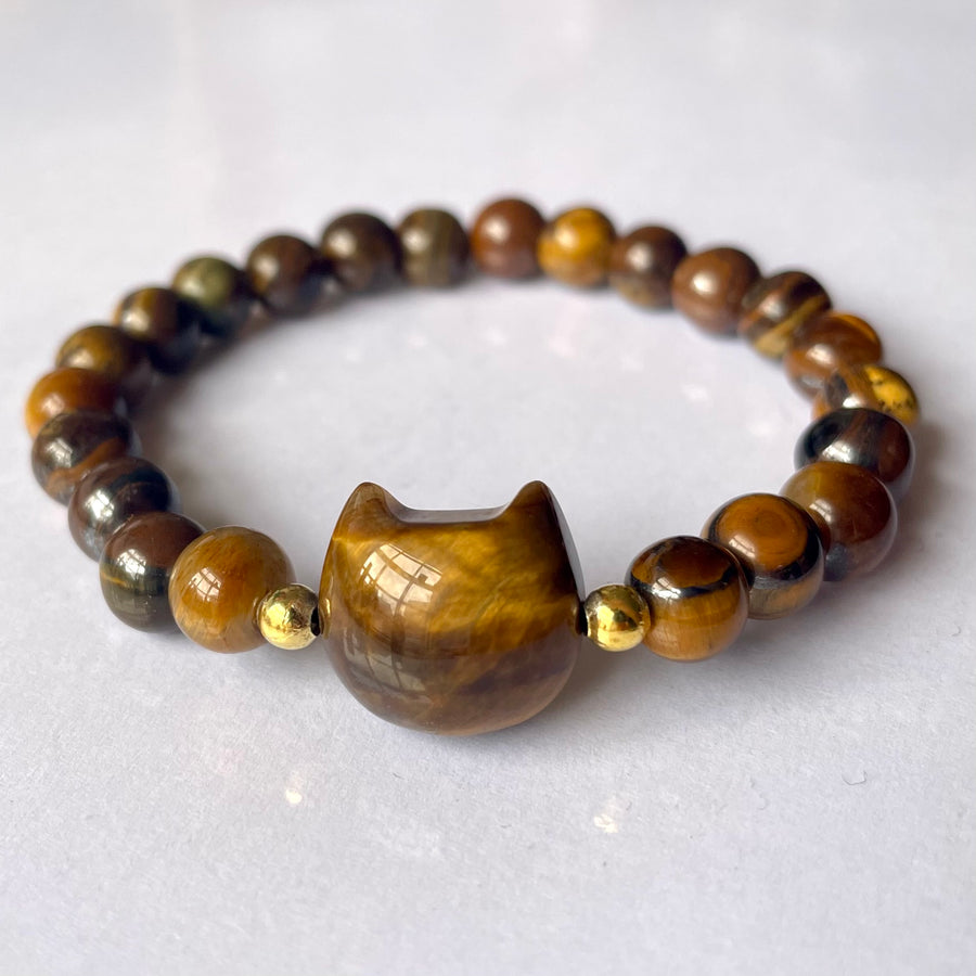 Feline Gemstone Bracelet
