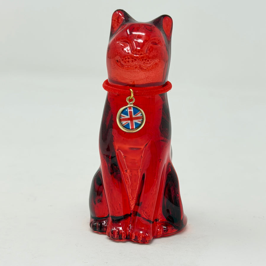 July Lucky Glass Cat