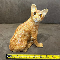 Winstanley Ginger Cat Sitting Up - Size 3