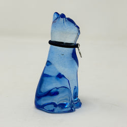 September Lucky Glass Cat