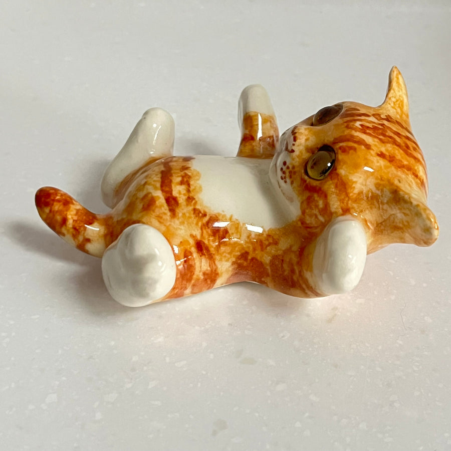 Winstanley Ginger Kitten on Back - Size 1