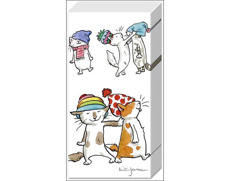 Cats in Hats Festive Tissue pack