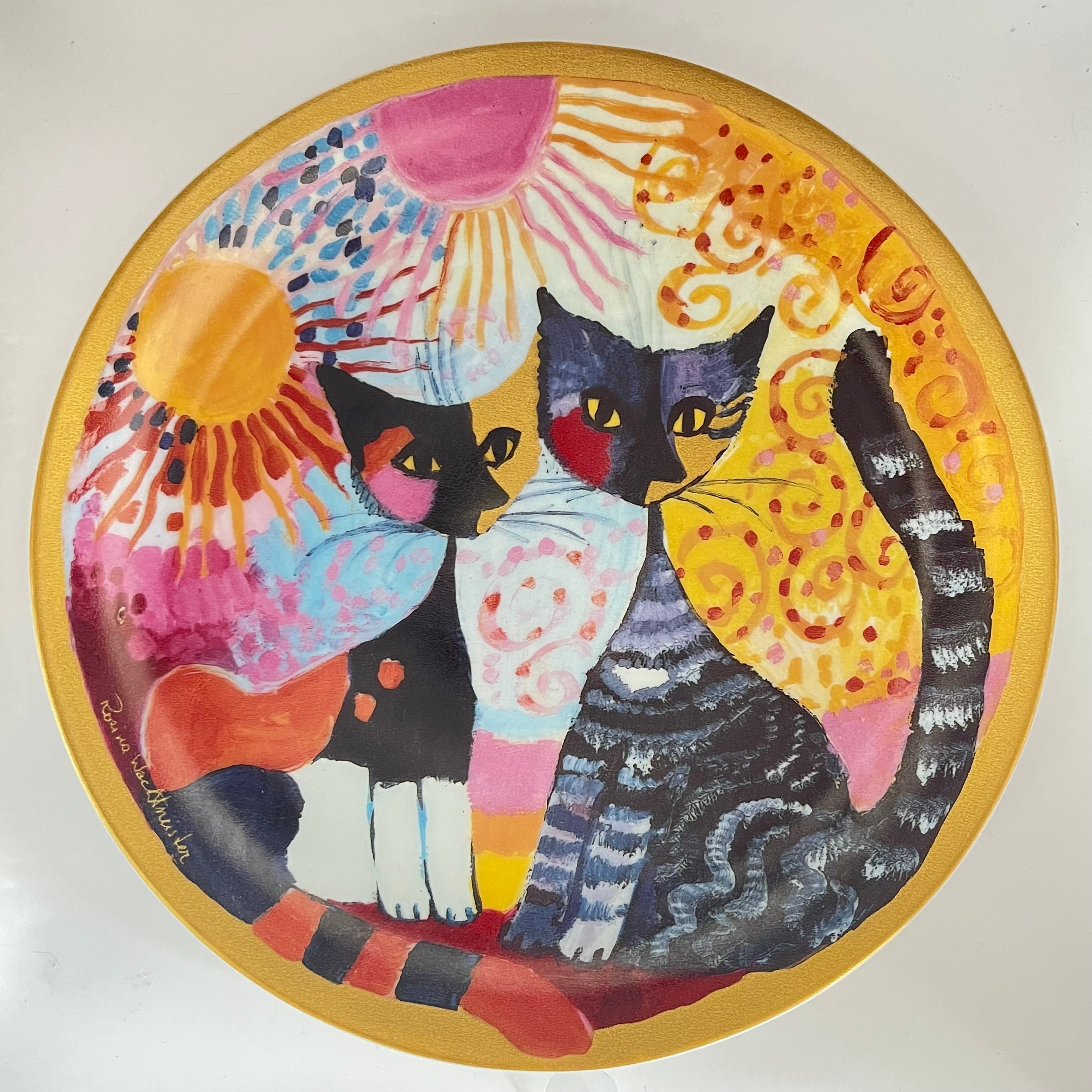 Vintage Plate Rosina Wachtmeister Bradex Harmony in Sunlight