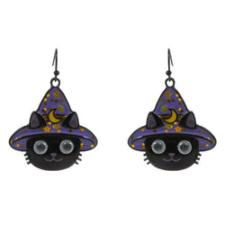 Cat Wizard Hat Earrings