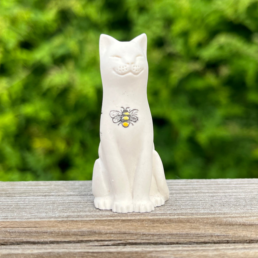 Bees Hand Coloured Original Lucky Kitten