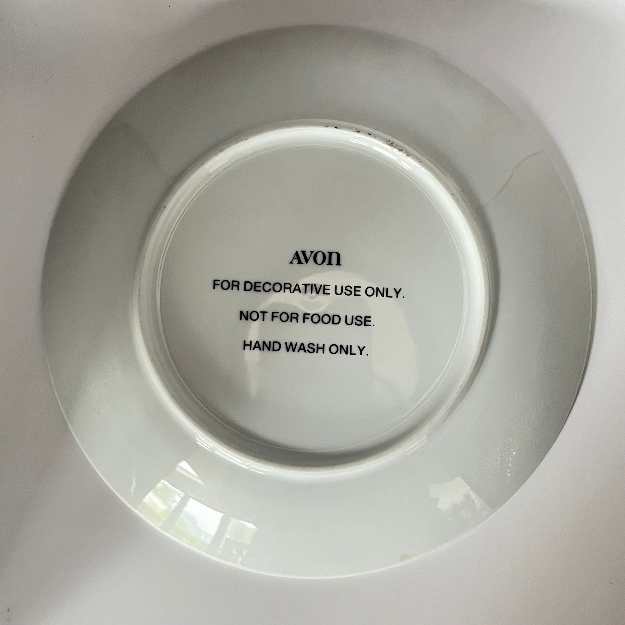 Vintage Plate for Winter by Avon