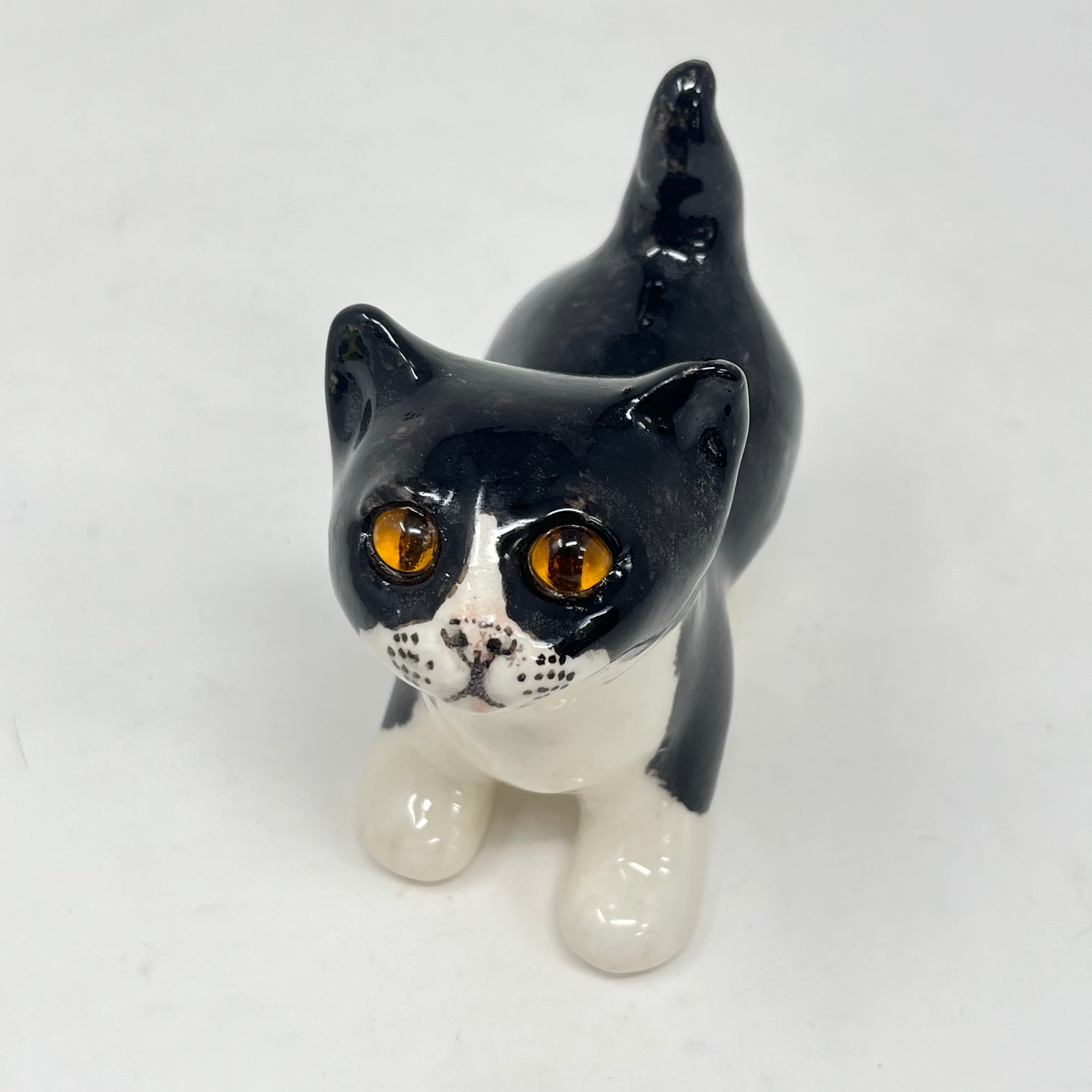 Winstanley Black & White Cat Standing - Size 1