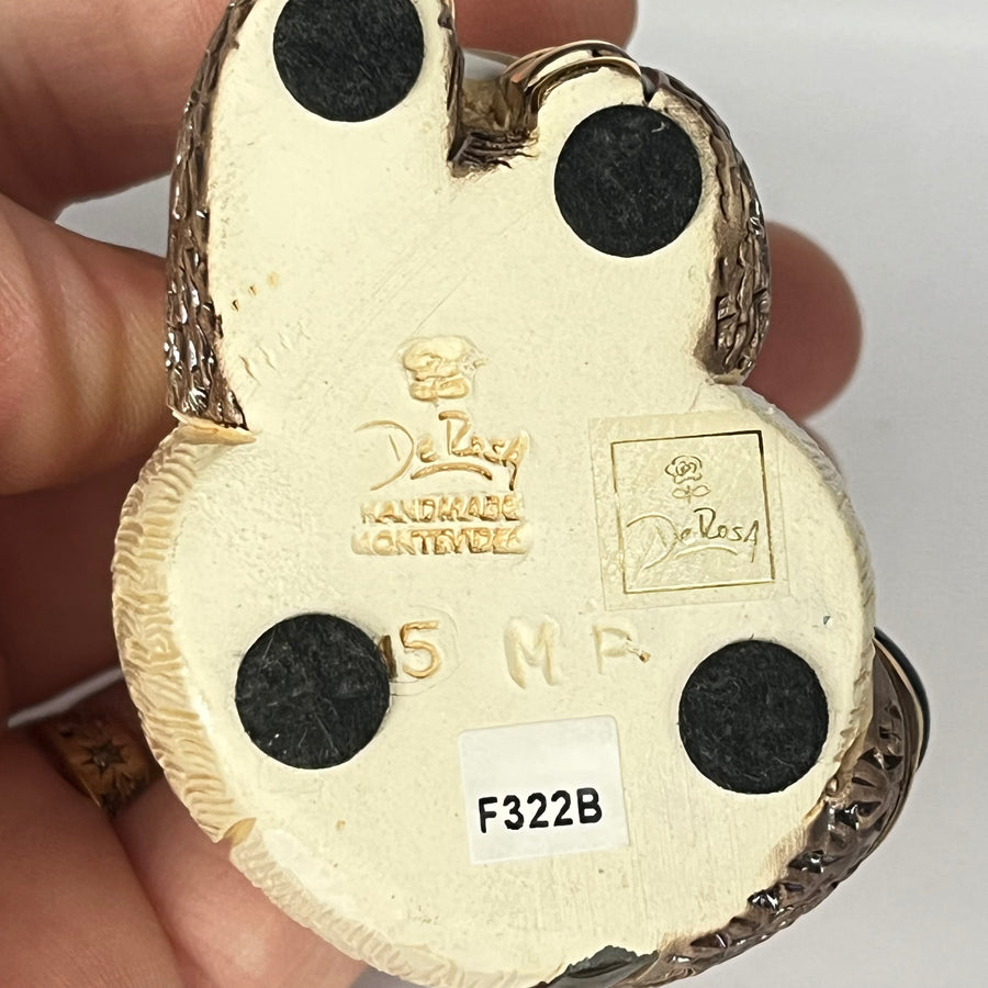 Vintage De Rosa Siamese Cat Laying Down F322B