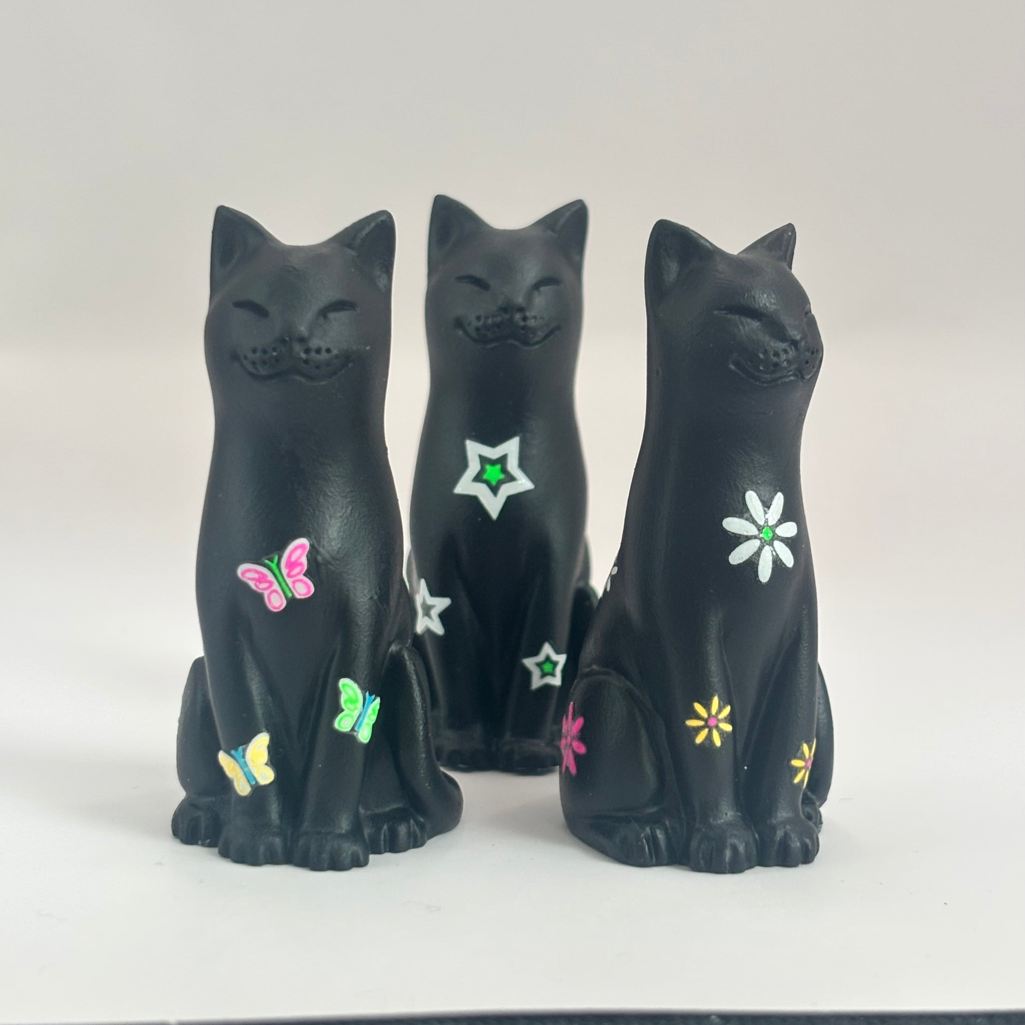Hand Finished Original Black Kittens