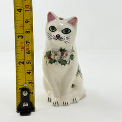 Vintage Babbacombe Pottery Pomander Cat with Stopper