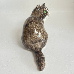 Winstanley Grey Cat with Green Eyes - Size 2